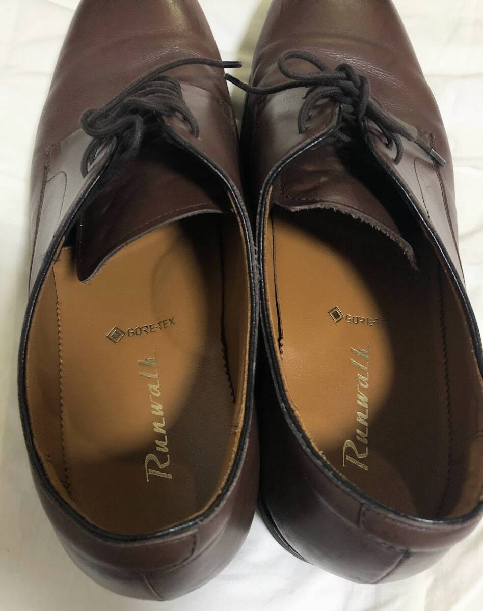 ASICS RUNWALK ランウォーク GORE-TEX アシックス ビジネスシューズ レザーシューズ 25.5cm 傷あり_画像3