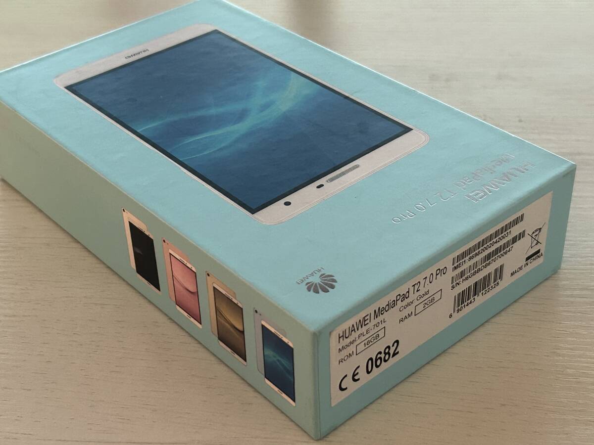 Huawei MediaPad T2 7.0 Pro SIMフリー LTEモデル PLE-701L ファーウェイ メディアパッド タブレット Android アンドロイド 本体 ゴールド _画像5