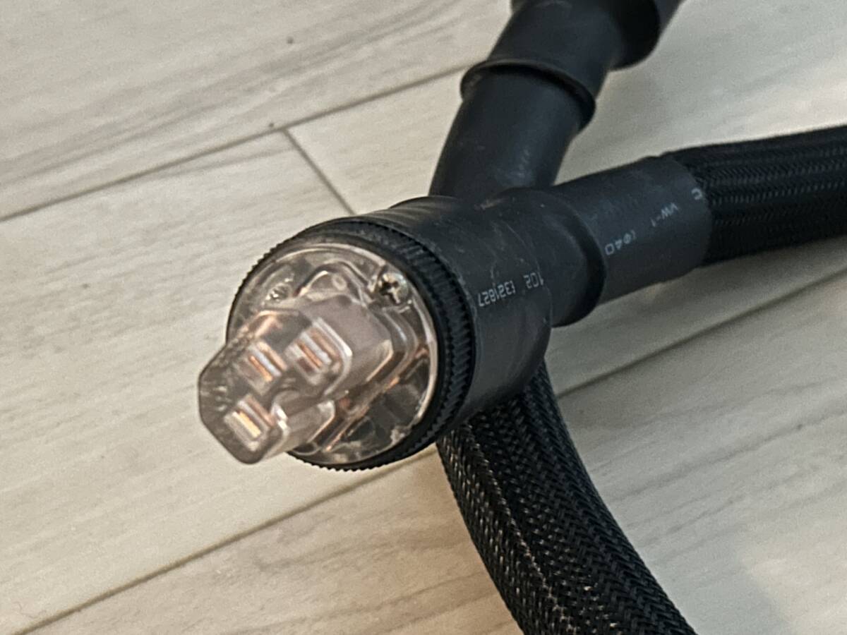 オーディオ用３PIN極太編込シールド電源ケーブル_画像1