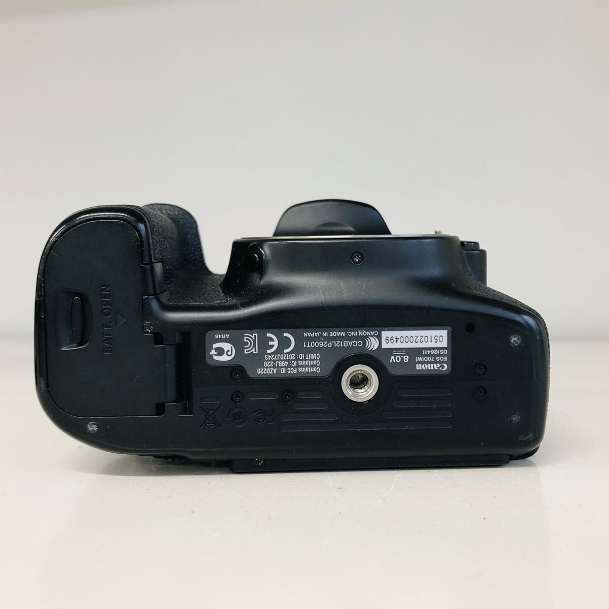 1円 Canon EOS 70D 6536 キャノン ボディ カメラ ブラック_画像8