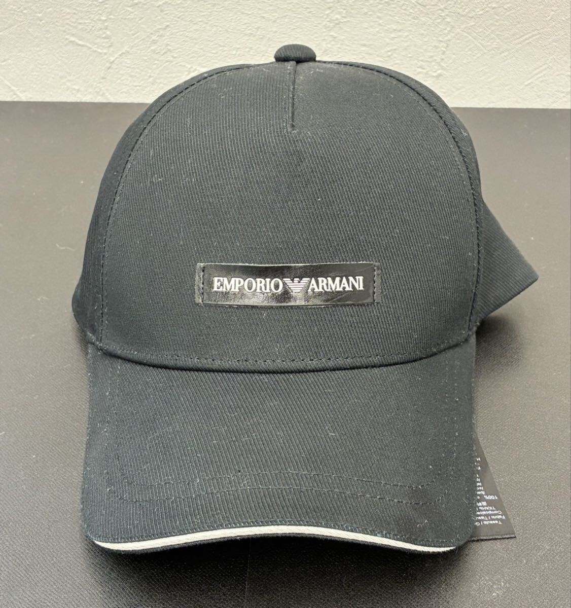 EMPORIO ARMANI エンポリオ アルマーニ キャップ 帽子 ブラック 1A1361