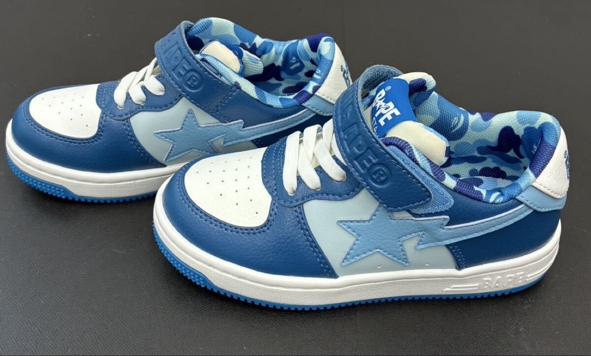 A BATHING APE ベイプスタ スニーカー シューズ キッズ 18cm 新品未使用 1A1361_画像3