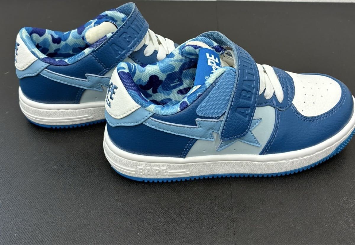 A BATHING APE ベイプスタ スニーカー シューズ キッズ 18cm 新品未使用 1A1361_画像4