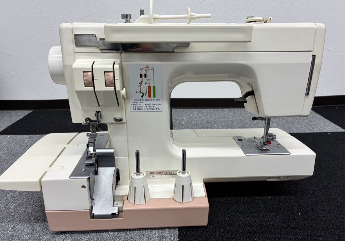 JANOME ジャノメミシン コンビ2000SX フットコン付き 1A1328_画像4