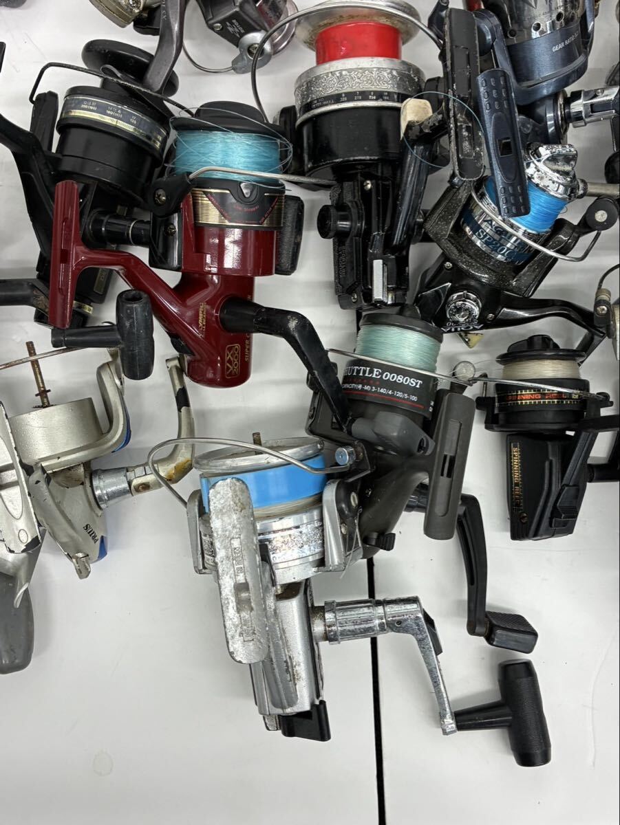 スピニングリール 約28個 まとめ売り ジャンク扱い Daiwa ダイワ RYOBI リョービ 他 1A_画像6