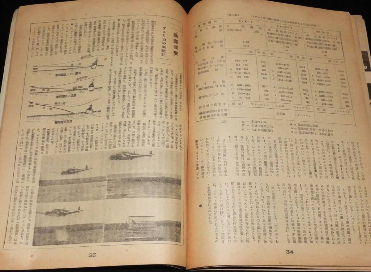 航空朝日 昭和19年10月號 また撃墜されたB29/敵爆撃機の近況/アメリカの新戦法の画像7