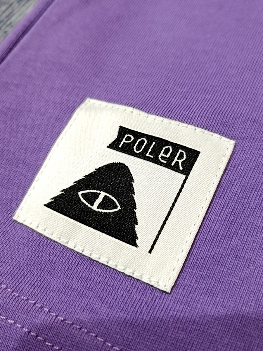 未使用☆POLERTポーラー☆Tシャツ パープル ポケTシャツ☆ Lサイズ☆MAX WEIGHT D/POCKET TEE アウトドアブランド_画像4