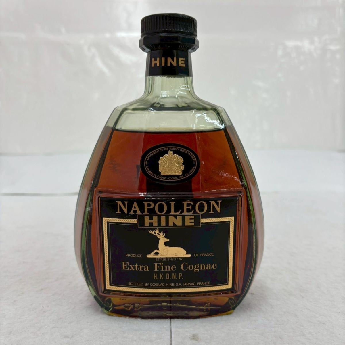 G406-O55-1565 HINE ハイン NAPOLEON EXTRA Fine ナポレオン エクストラ ファイン Cognac コニャック ブランデー 700ml 40% 古酒 未開栓 OA_画像1