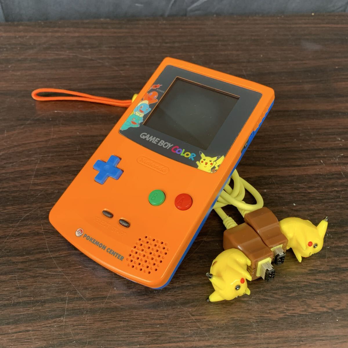 $【売り切り】希少 Nintendo 任天堂 GAMEBOY COLOR ゲームボーイカラー ポケモンセンター限定モデル CGB-001 現(xiàn)狀品 GBC レトロゲーム