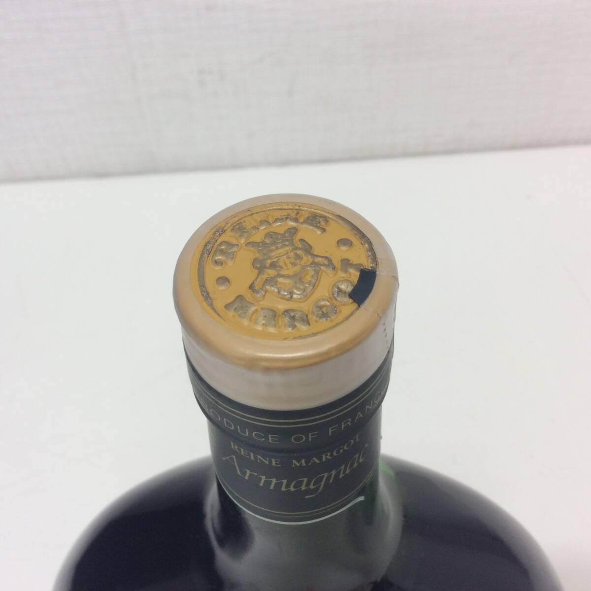 ■4229 未開栓 REINE MARGOT レーヌマルゴー RESEERVE リザーブ ARMAGNAC アルマニャック ブランデー 古酒 700ml 40％ 長期保管品_画像7