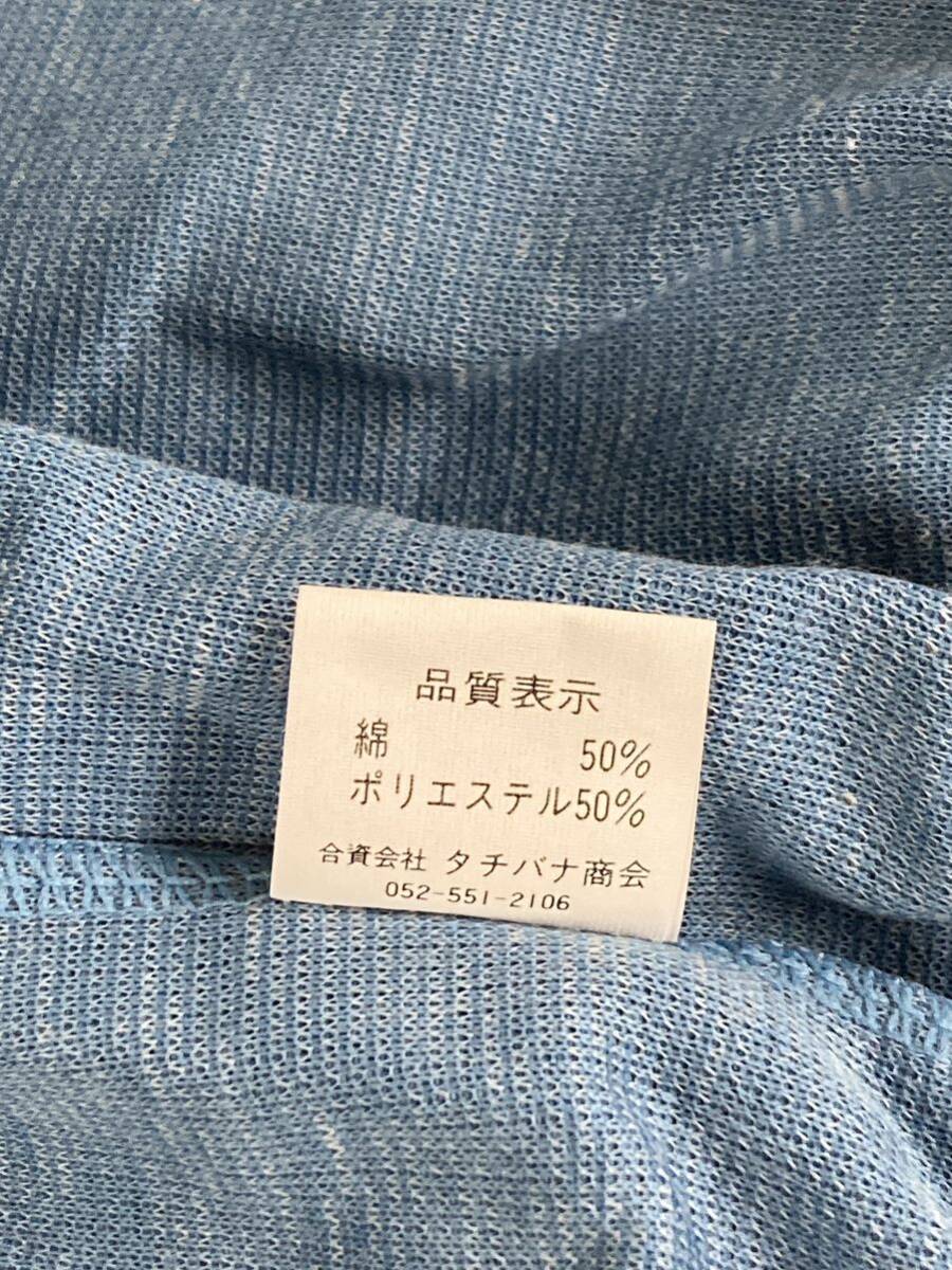 21-3 メーカー不明 体操服 短パン Mサイズ ブルー スポーツ ウェア 短パン ハーフ パンツ 体操着 コスプレ 昭和 レトロ 青の画像7