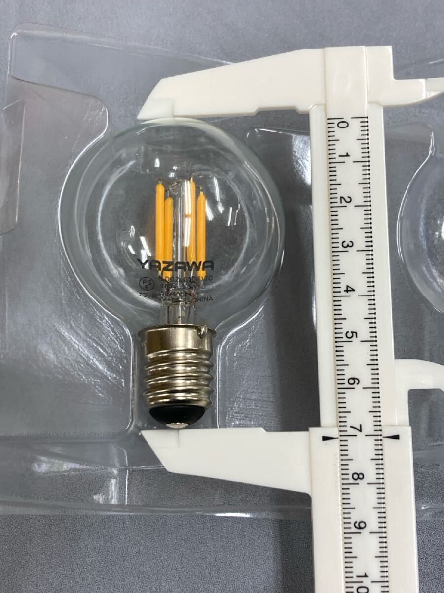 L3 LED ボール電球 25形相当 G50 ボール球タイプ 電球色相当 クリア 口金 E17 10点セット LDG2LG50E17C_画像10