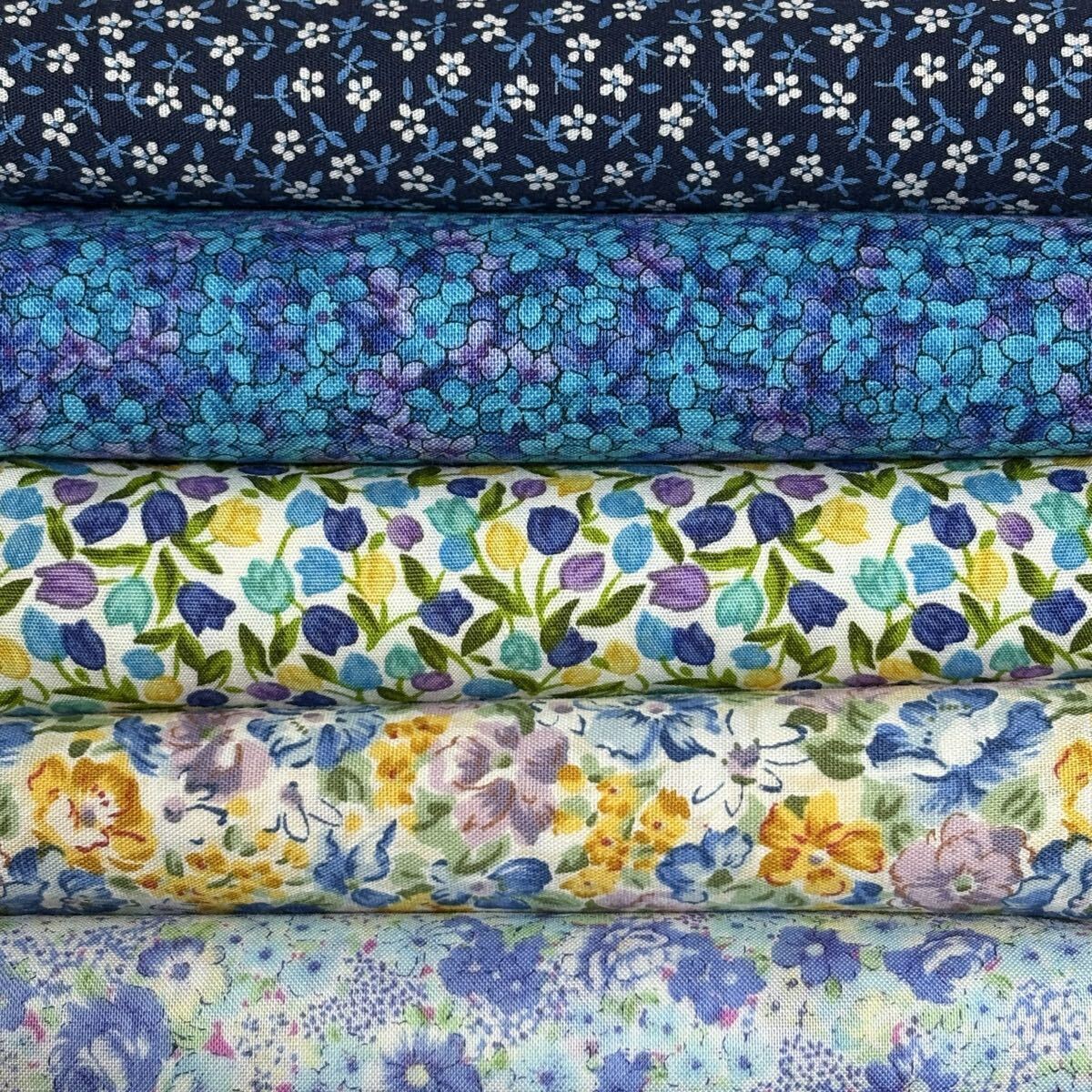 184 ハギレ カットクロス 5枚セット パッチワーク 国産 or USA生地 布 まとめ売り_画像1