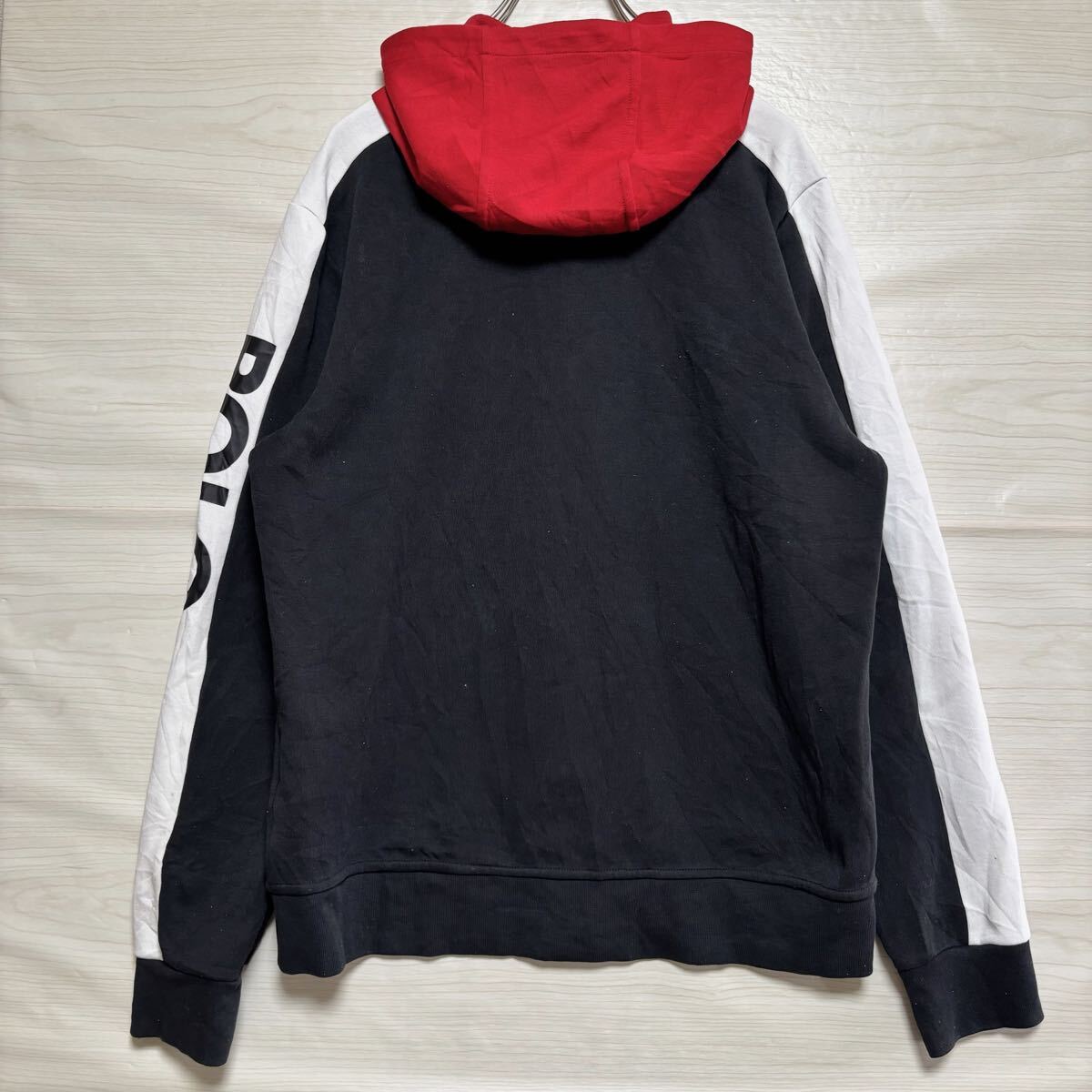 POLO RALPH LAUREN ラルフローレン ジップパーカー ジップアップ スウェット フーディー サイズM マルチカラー メンズ トップス(37)_画像2