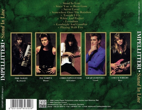 《STAND IN LINE》(1988)【1CD】∥IMPELLITTERI & GRAHAM BONNET∥≡