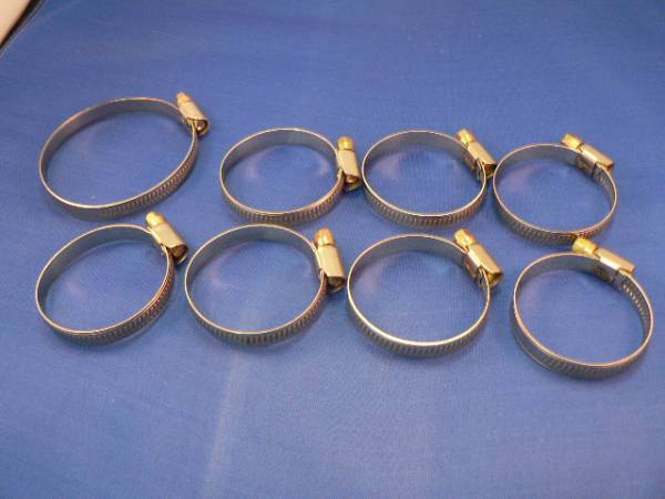 ◎カプチーノ用インタークーラーホースバンド8本セット◎送料無料！_画像3