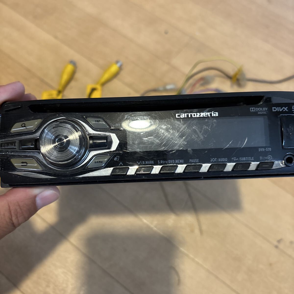 カロッツェリア ワンセグ DVD CD カーナビ ナビ　TV ジャンク品　パイオニア　ＤＶＨ５７０　AVICーMRP900_画像6