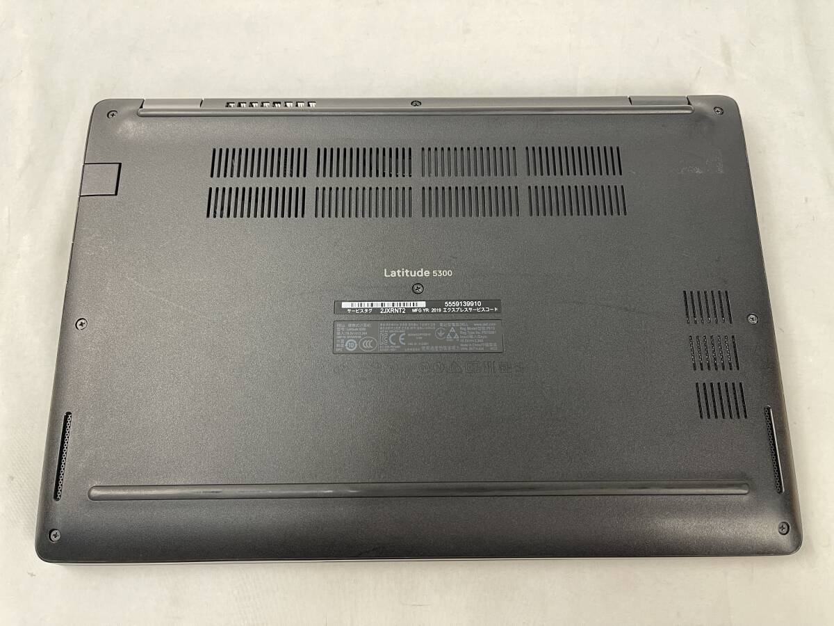 DELL Latitude 5300 Intel Core i7-8665U メモリ16GB SSD256GB 13.3型FHD Win11 ノートパソコン デル【ジャンク品】◎2057の画像6