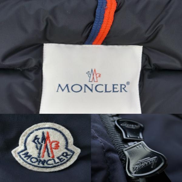 MONCLER  MALUS  モンクレール  ファー付  ダウンジャケット  ネイビー  00_画像9