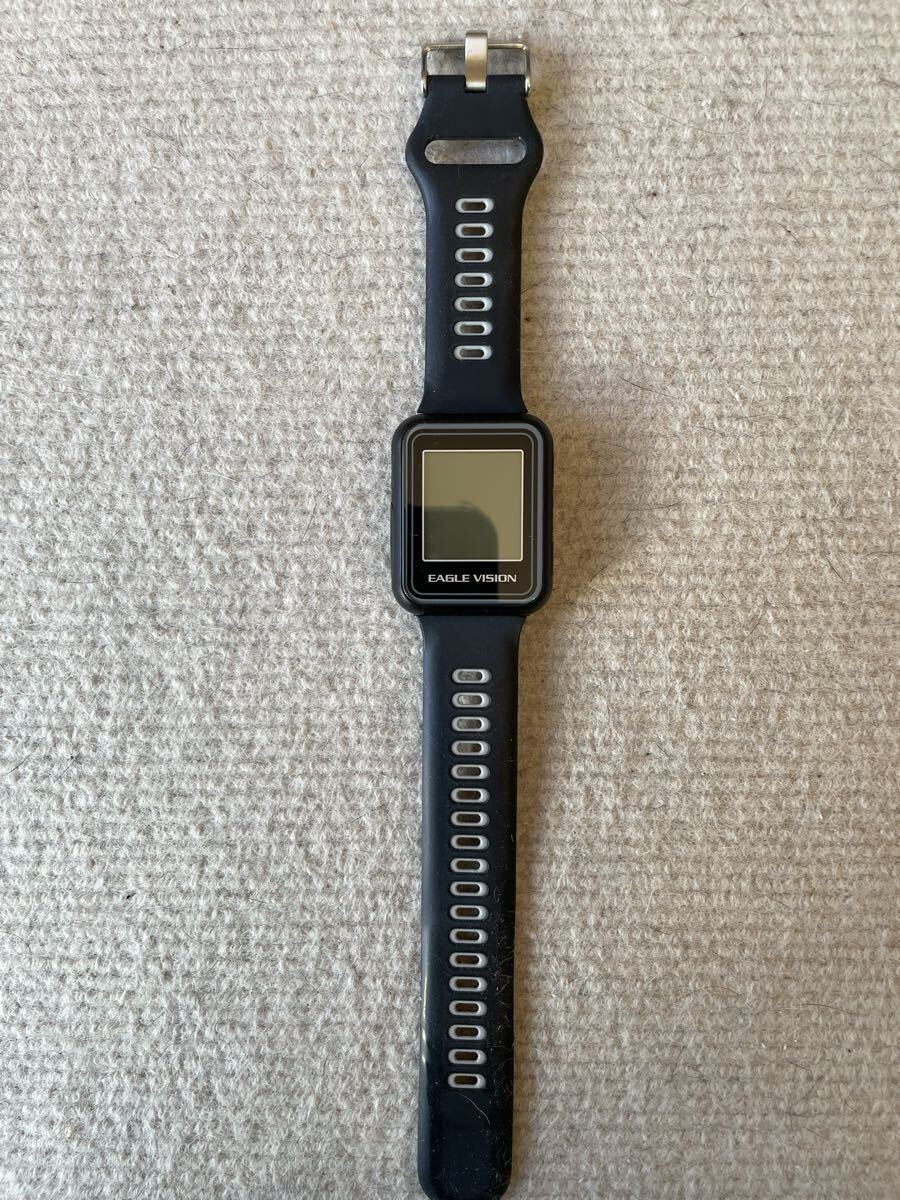 イーグルビジョン ゴルフ watch5 EV-019 ブラック ネイビー ホワイト ウォッチ 時計 スマート 距離計 GPS EAGLE VISIONの画像1