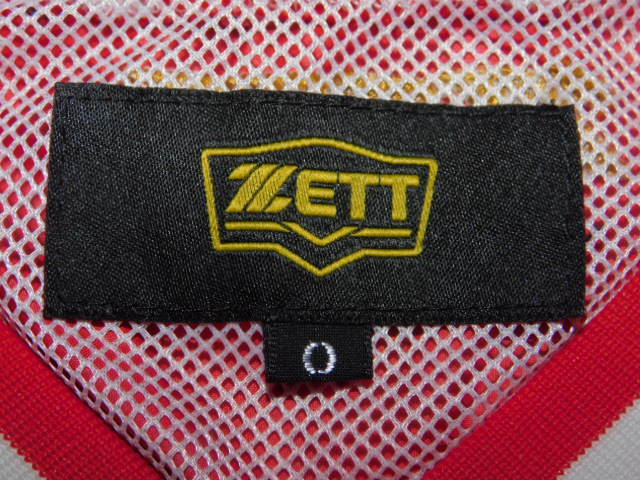 ZETT★ゼットUSEDベースボールジャンパー (長袖・Vネック) BOV311★O寸_画像4