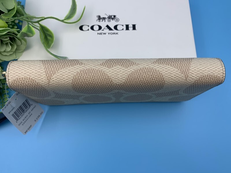 COACH コーチ 長財布 財布 シグネチャー アコーディオン アウトレット ファッション レディース メンズ ブランド 新品 未使用 CZ330 A377_画像7