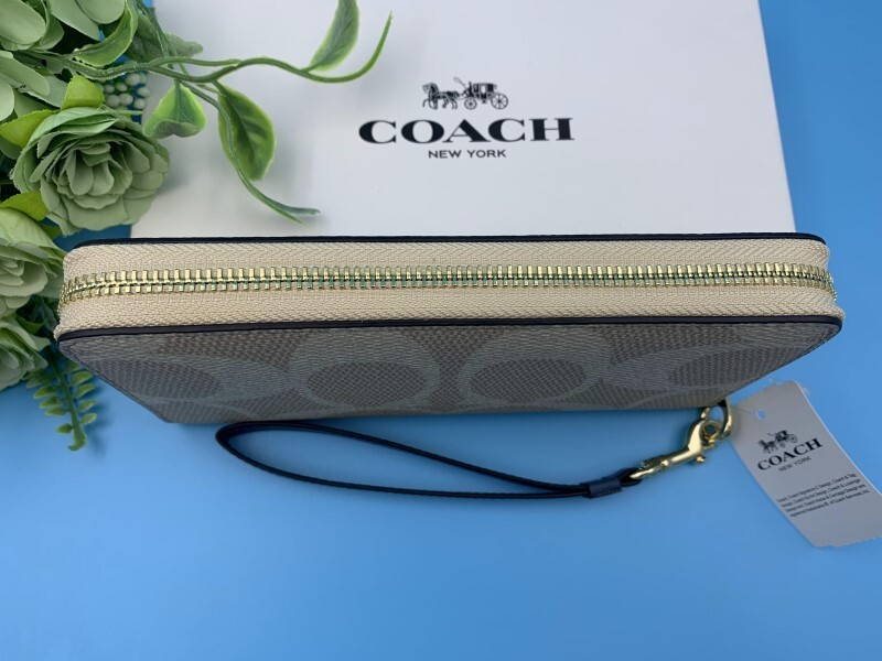 COACH コーチ 長財布 財布 シグネチャー アコーディオン アウトレット ファッション レディース メンズ ブランド 新品 未使用 CZ330 A377_画像5