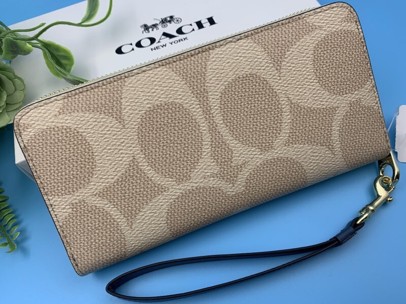 COACH コーチ 長財布 財布 シグネチャー アコーディオン アウトレット ファッション レディース メンズ ブランド 新品 未使用 CZ330 A377_画像4