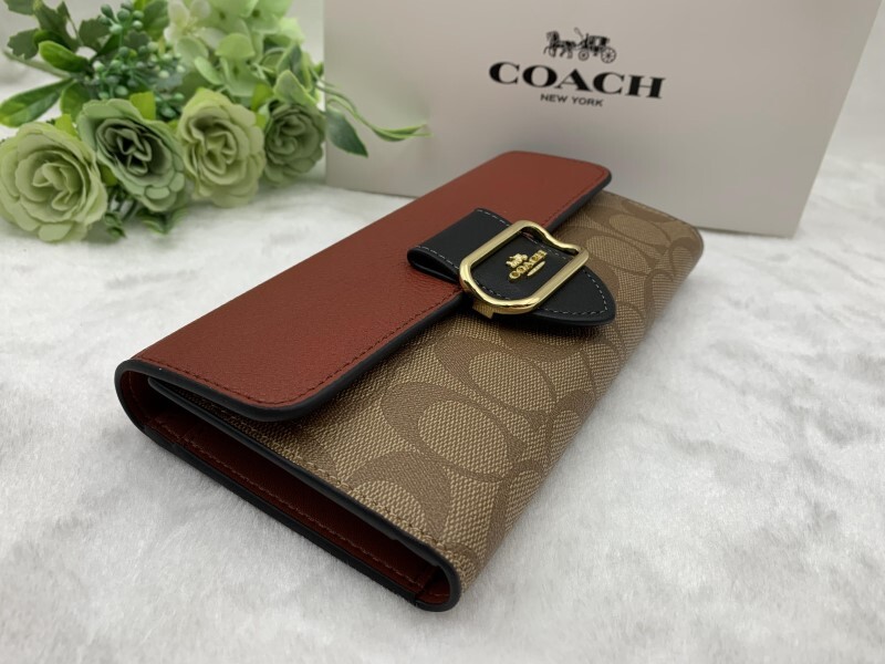 コーチ COACH 長財布 財布 レディース シグネチャー キャンバス モーガン スリム ウォレット ファッション ブランド 新品未使用 CP246 C350_画像10