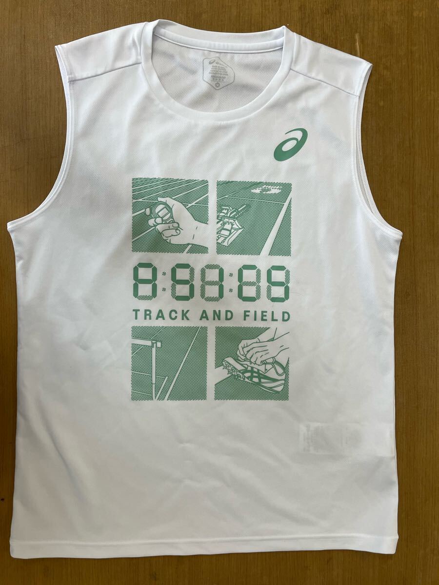 アシックス ノースリーブシャツ　ランニング サイズM_画像1