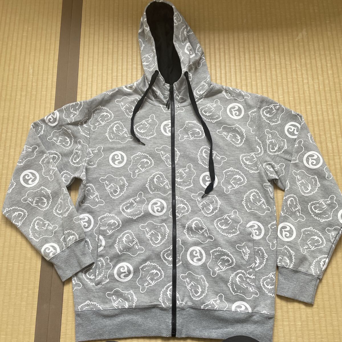 ROLLING CRADLE フルジップパーカー ローリングクレイドル 総柄 スウェットパーカー ロリクレ ジップアップパーカー_画像1