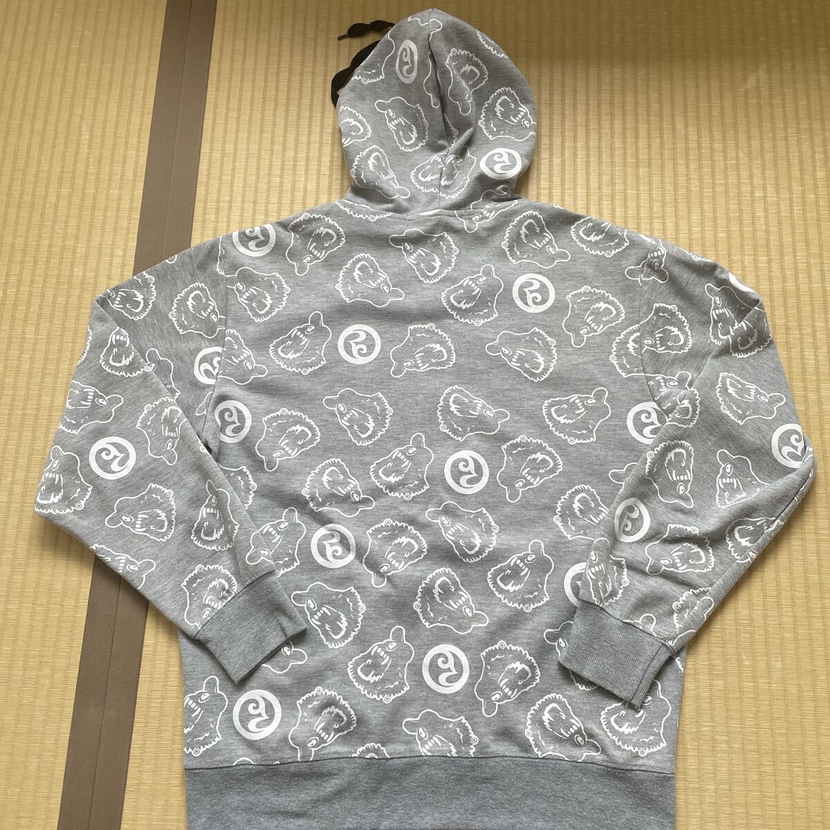 ROLLING CRADLE フルジップパーカー ローリングクレイドル 総柄 スウェットパーカー ロリクレ ジップアップパーカー_画像2