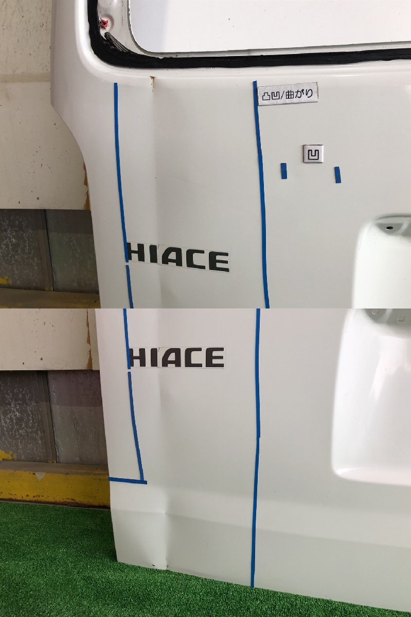 86328◇TRH200系/GDH200系/KDH200系 ハイエース 純正 リアゲート/バックドア ■ハイルーフ ■ワイドボディ◇ほ9-R7..の画像8