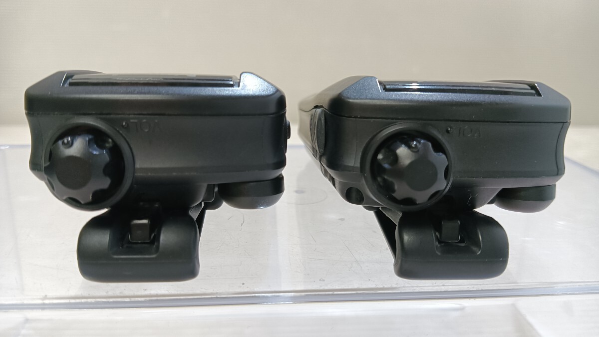 KENWOOD/ケンウッド/DEMITOSS /ブラック/UBZ-LP20B/ トランシーバー/2臺セット/耳かけ型イヤホンマイク2本付き
