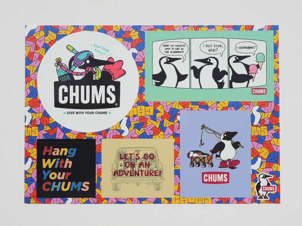 CHUMS　チャムスステッカーシート　非売品