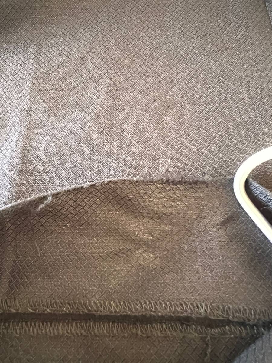 AURALEE 秋夏 SILK LINEN DOBBY SLACKS [A21SP02SD] 　オーラリー　サイズ３ ブラック　BLACK_画像5