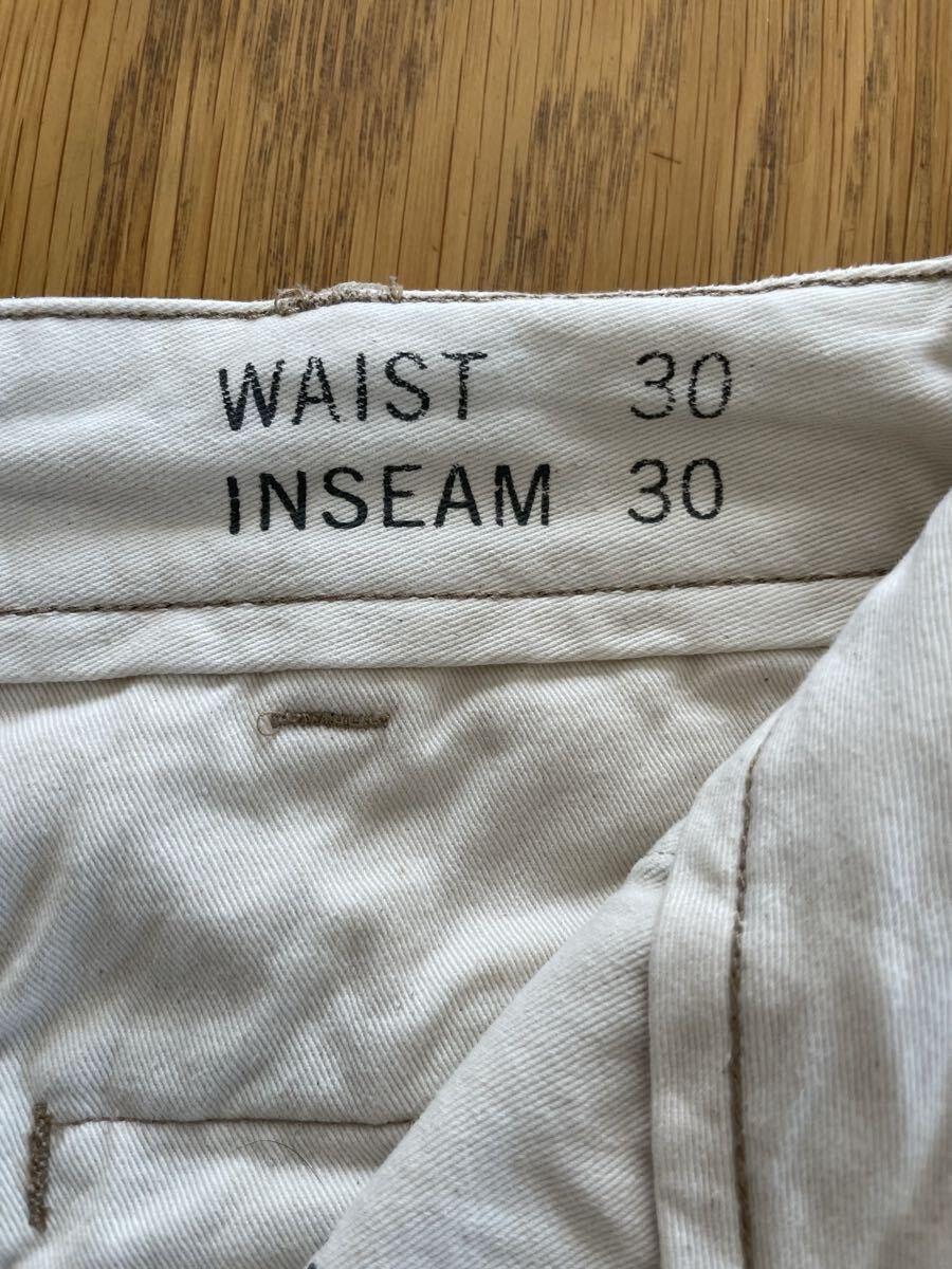 RRL Regulation Chino Trouser 30×30 レギュレーション チノパン 定番 肉厚生地 ベージュ チノ アメカジ 極美品 オリジナルレングス 格安_画像3