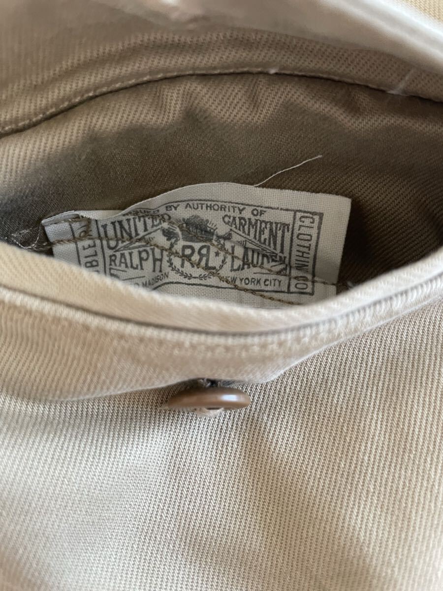 RRL Regulation Chino Trouser 30×30 レギュレーション チノパン 定番 肉厚生地 ベージュ チノ アメカジ 極美品 オリジナルレングス 格安_画像10