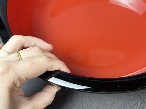 feno-ru полимер производства чёрный внутри . много sama горшок диаметр 31.1cm не использовался товары долгосрочного хранения * кухонная утварь /.. горшок /.. горшок / соба удар ./ udon / соба / оборудование для кухни 