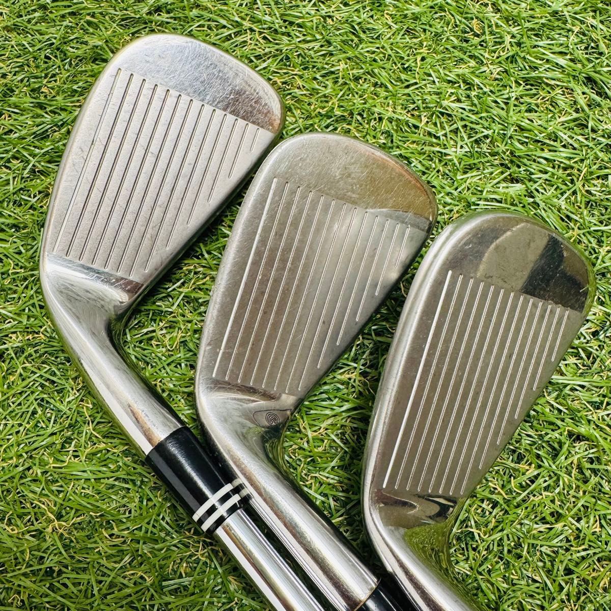 【良品】初心者推奨 Cleveland クリーブランド Hi-BORE ハイボア メンズアイアンセット 6本 スチール R_画像5