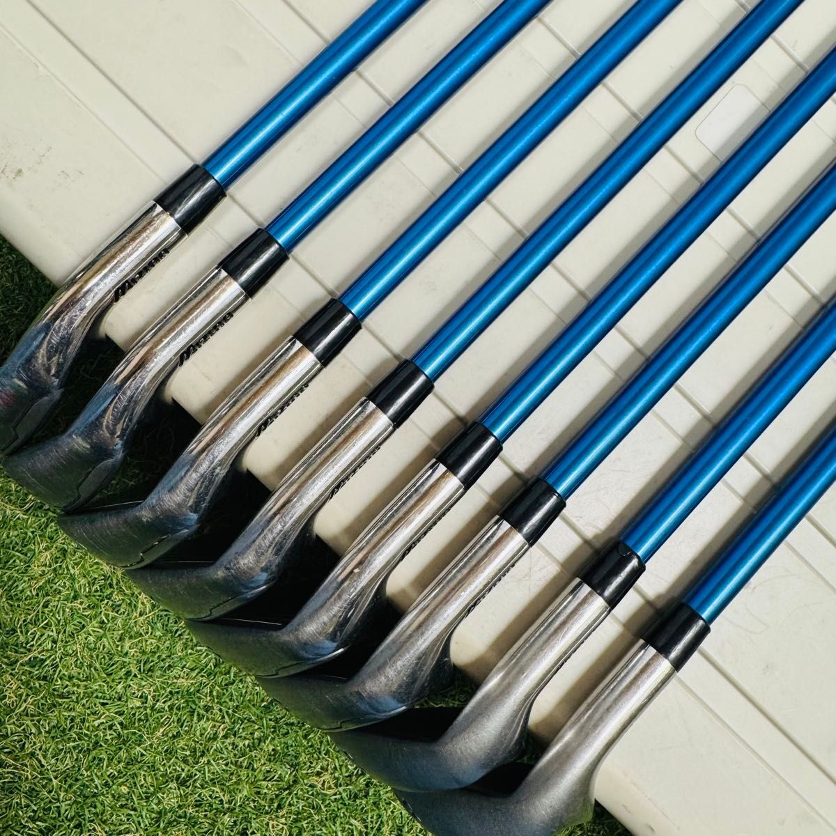 【良品】豪華8本 MIZUNO EURUS 5GO ミズノ ユーラス メンズアイアンセット カーボン SR_画像7