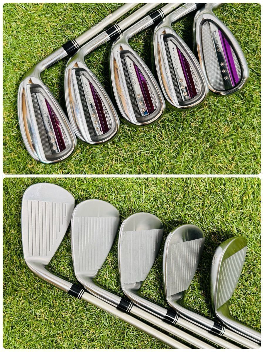 【良品】初心者推奨 BRIDGESTONE ブリヂストン PHYZ CL ファイズ レディースゴルフセット クラブセット 9本 L_画像5