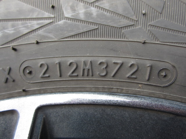 バリ山残り！14x4.5J 4穴 100 +45 165/65R14 スタッドレス 冬タイヤ ハスラー フレアクロスオーバー タフト その他軽車両 ４本セット_画像9