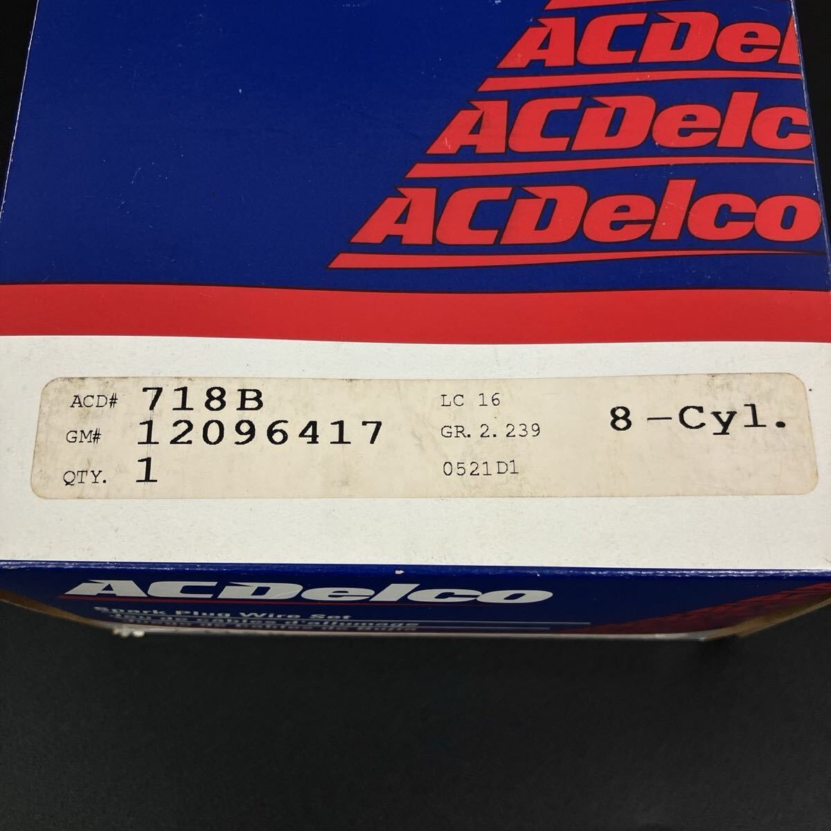 エーシーデルコ C-9087 ◎ スパーク プラグ ワイヤー セット 718B 12096417 Chevrolet シボレー Camaro カマロ 1993〜1995 ACDelco 未使用_画像7