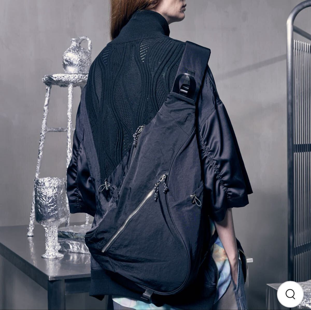 メゾンスペシャル MAISON SPECIAL 美品 Nylon Sling Bag_画像2