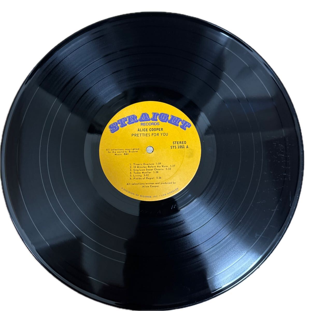 Alice Cooper Pretties For You / STRAIGHT RECORDS、_画像3