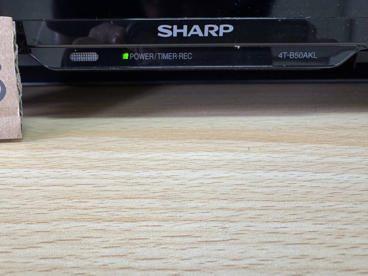 2023年製 シャープ AQUOS 4T-B50AKL 50V型ワイド 4K 液晶テレビ AQUOS City接続可 ネット動画 u-next DMM 視聴可 2番組同時録画　管SL188_画像5