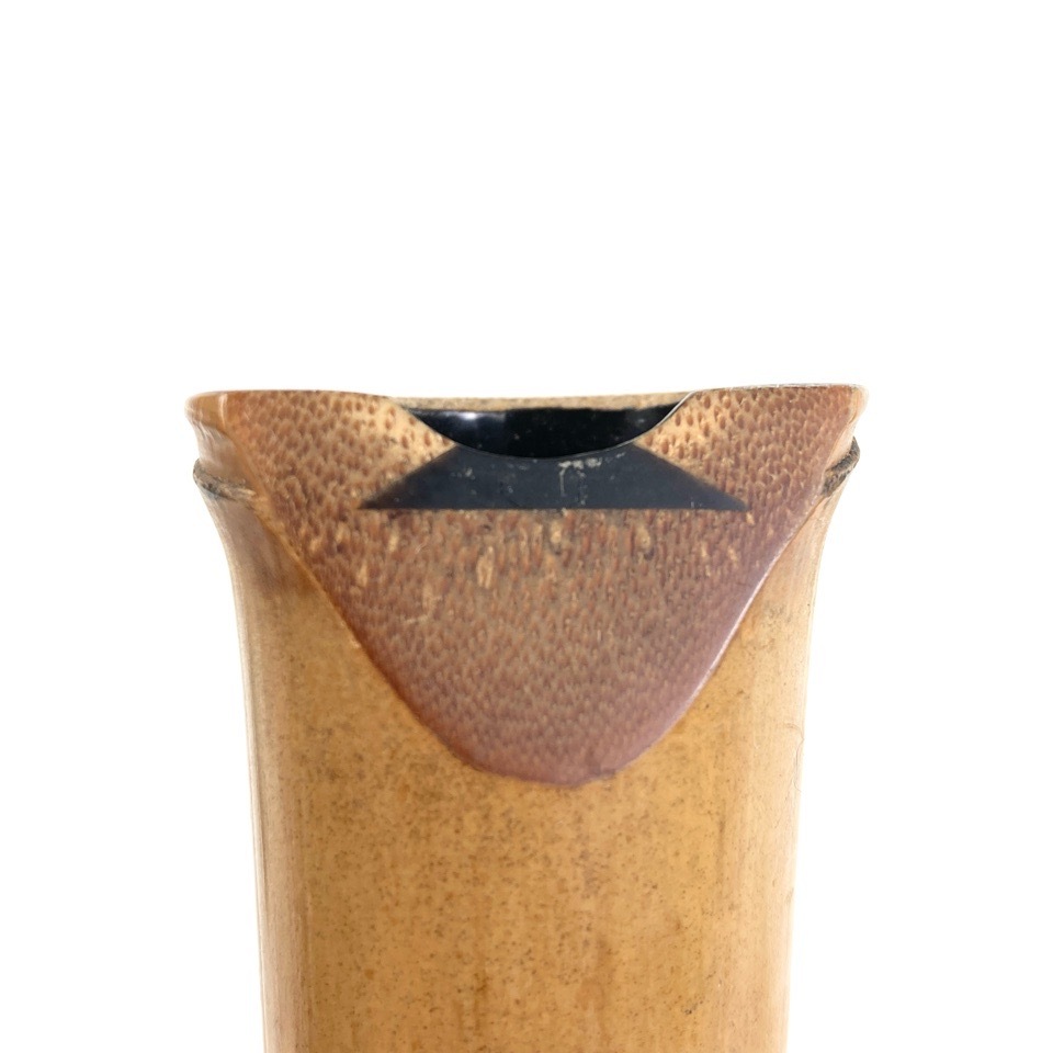 鳳舟 銘 尺八 銀三線 琴古流 和楽器 約67cm 工芸品 4179746_画像3