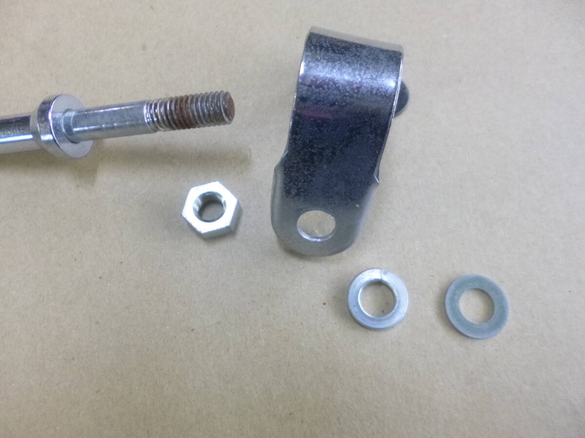 カワサキ W1S 500SS クランプミラー 右 新品未使用当時物純正品 8ミリ正ネジ TOYO の画像9