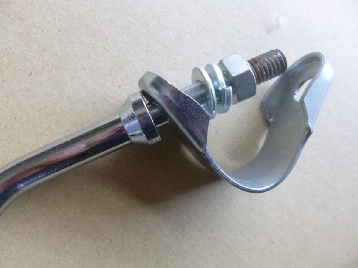 カワサキ W1S 500SS クランプミラー 右 新品未使用当時物純正品 8ミリ正ネジ TOYO の画像8